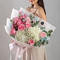 Букет из пионовидных роз “Вспышка любви” фото