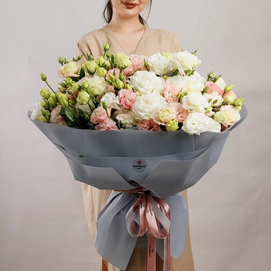 Букет из 51 микс эустомы-лизиантус - фото 3