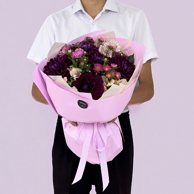 Букет с астрой "Первый звонок" - фото 1