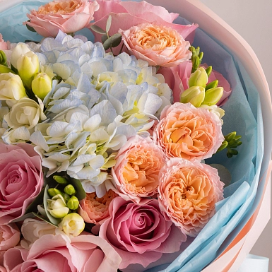 Букет из роз "Цветущий Пейзаж" - фото 6