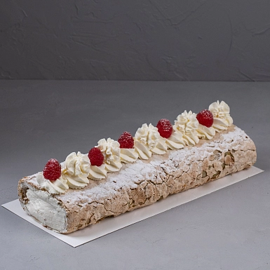 Рулет "Фисташковый с малиной" - фото 2