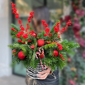 Новогодняя композиция "Предвкушение праздника"