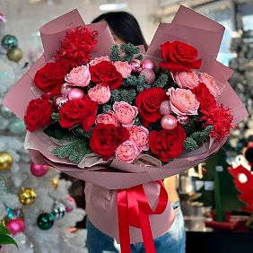 Зимний букет "Christmas fantasies"