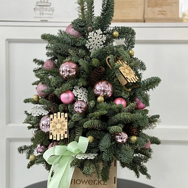 Новогодняя елочка "Winter lace" - фото 5