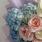 Букет с гортензией "Моей малышке" фото