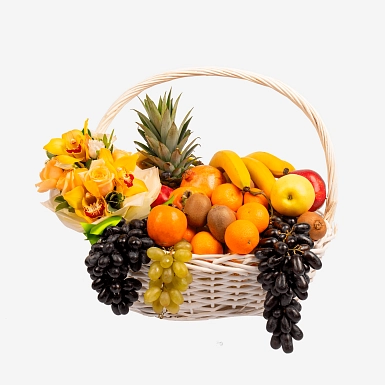 Корзина с фруктами "Фруктовая радость" - фото 2