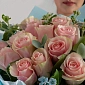Букет из роз "Pink Mondial" - фото 5