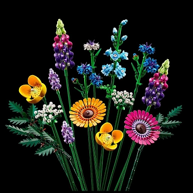 Конструктор лего "Букет полевых цветов" - фото 1