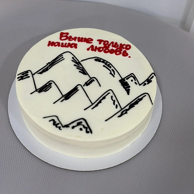 Бенто торт "Сникерс" 1 кг - фото 1