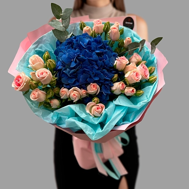 Букет из гортензии "Амели" - фото 2