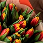 Букет из красно-желтых тюльпанов "Denmark" M - фото 5