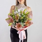 Букет из 5 розовых лилий азиаток “Lily” - фото 2