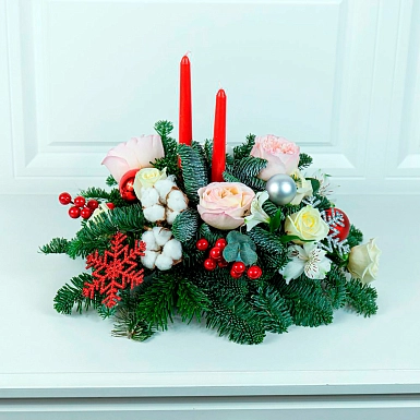 Новогодняя композиция "Полярная звезда" - фото 1