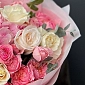 Букет с пионовидными розами "Ангел любви" - фото 5