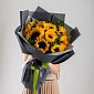 Букет из подсолнухов 9 шт. - фото 5