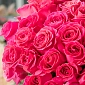 Букет из 51 Голландской розовой розы 50 см - фото 3