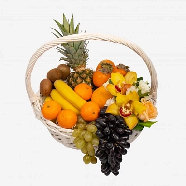 Корзина с фруктами "Фруктовый рай" - фото 1