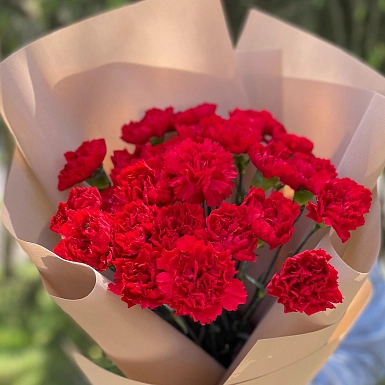25 красных гвоздик "9 Мая" - фото 5