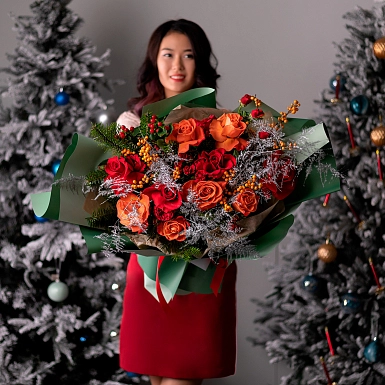 Зимний букет "Sparkle" - фото 2