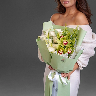 Букет с каллами "Silent love" - фото 3