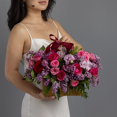 Корзинка из сирени "Lilac" - фото 1