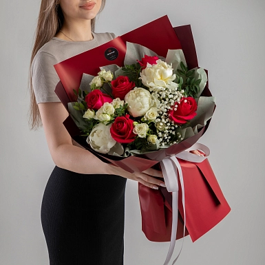 Букет с пионами “Инна” - фото 5