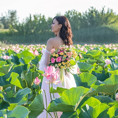 Букет невесты из кустовых роз "Калиста" - фото 2