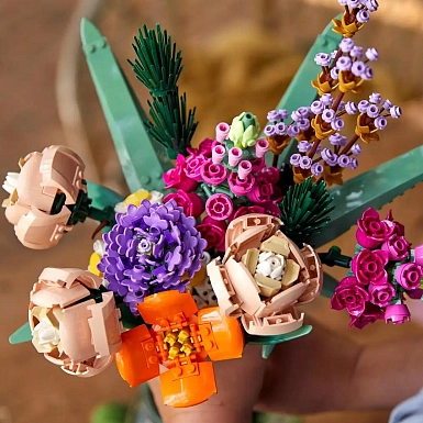 Конструктор лего "Букет цветов" - фото 6