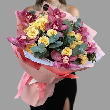 Букет из орхидей "Сладкий вкус" - фото 2