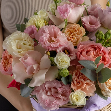 Композиция в плетенном кашпо "Комплимент" - фото 3