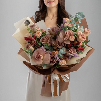 Букет из роз "Какао" - фото 2