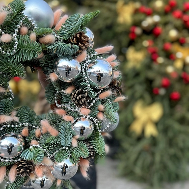 Новогодний венок "Морозко" - фото 8