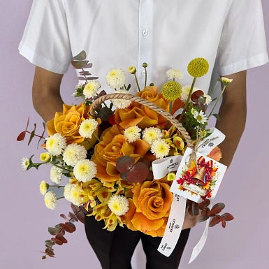 Композиция с розами "День знаний" - фото 3