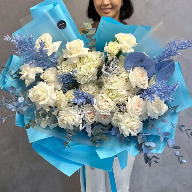 Зимний букет "Снежное царство" - фото 4