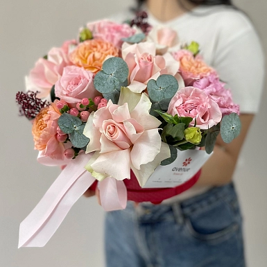 Композиция в коробке сердце "Империя чувств" - фото 3