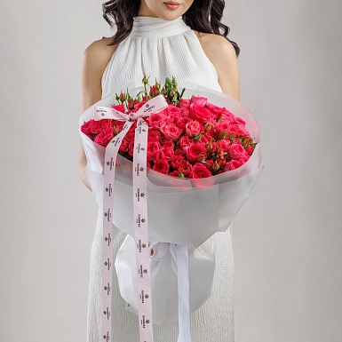 Букет из кустовых роз "Sofi" M - фото 2