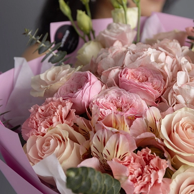 Букет с гортензией "Женственность" фото