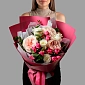Букет из пионовидных роз "Лапочка" S - фото 6