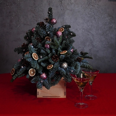 Новогодняя елочка "Зимние узоры" - фото 2