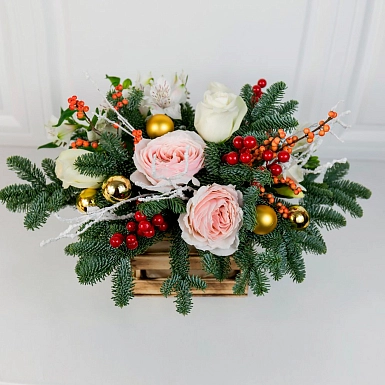 Новогодняя композиция "Зимний сон" - фото 1