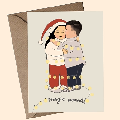 Поздравительная открытка “Magic moments” - фото 1