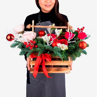 Новогодняя композиция "Праздник к нам приходит" - фото 2