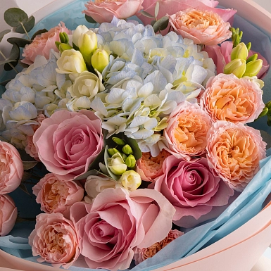 Букет из роз "Цветущий Пейзаж" - фото 5