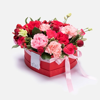 Композиция из пионовидных роз "Вечная любовь" - фото 2