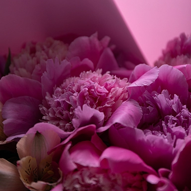 Букет из пион и альстромерии "Милана" - фото 5