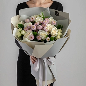 Букет из кустовых хризантем “Райана”