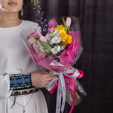 Сет из 2-х букетов "Робкий поцелуй" - фото 3