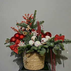 Новогодняя композиция "Snow heart"