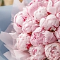 Букет из 25 пионов "Маршмеллоу" - фото 5
