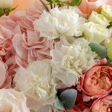 Букет с гортензией “Муза сердца” фото